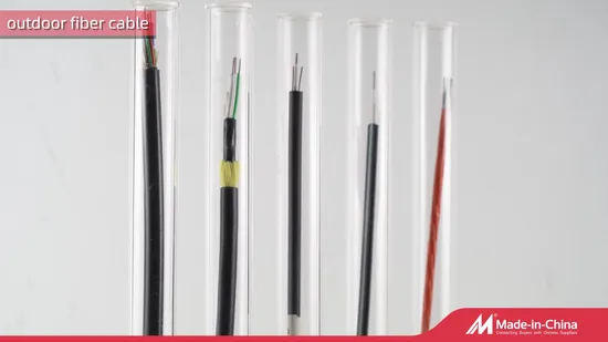 Outdoor Optical Fiber Cable All Dielectric Self-Supporting Fiber Optic Cable ADSS