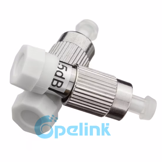 FC/Upc Fêmea para Macho Atenuador de Fibra Óptica Fixa