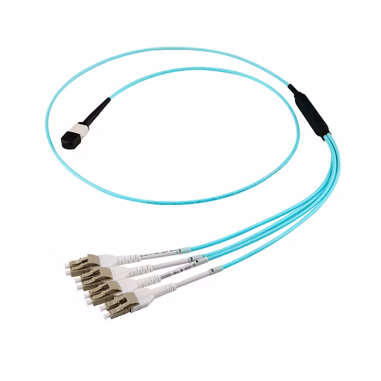 Vendas de fábrica 8f 12f 24f LC/Sc/St/FC MPO/MTP Conector Cabo Tronco Patch Cord de Fibra Óptica / Patchcord